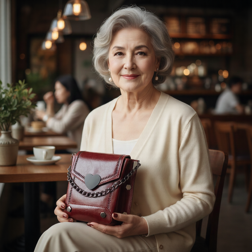 Bootara Retro Hjärtväska