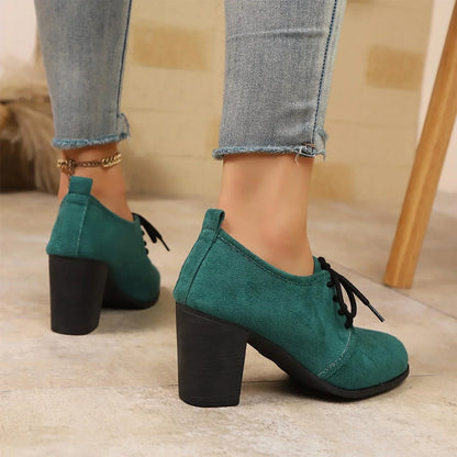 Rosa Elegance Snörskor