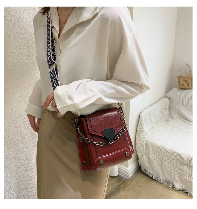Bootara Retro Hjärtväska