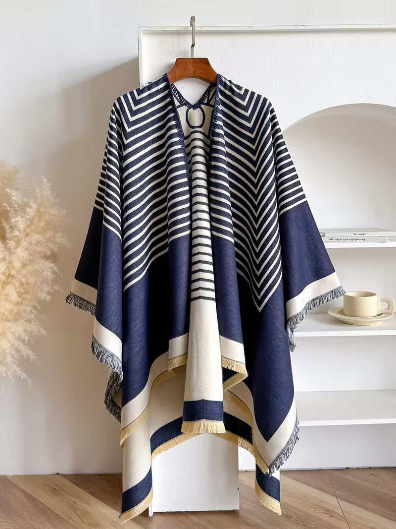 Taisija Reversibel Poncho