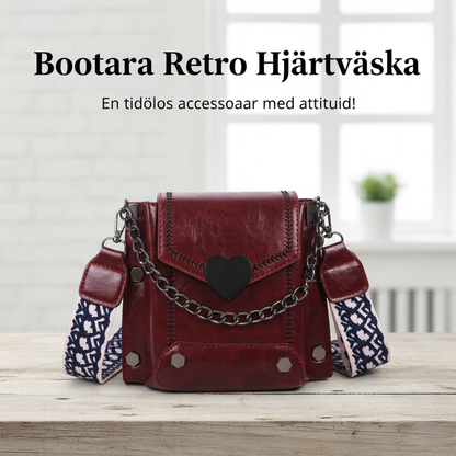 Bootara Retro Hjärtväska