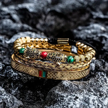 KungligStil™ Leopard Armbandsset