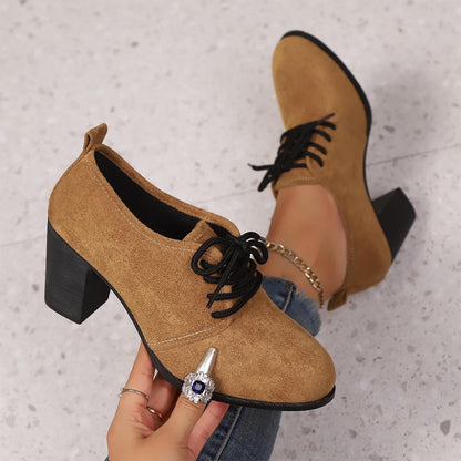 Rosa Elegance Snörskor