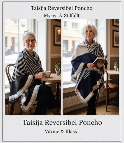 Taisija Reversibel Poncho